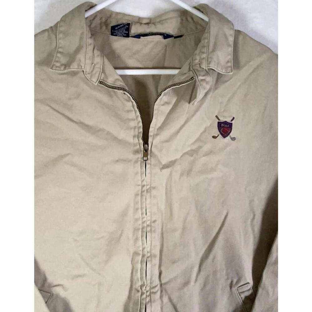 Vintage Polo Ralph Lauren Harrington Bomber Jacket Men’s USA Made 1980s XLarge - Picture 2 of 13